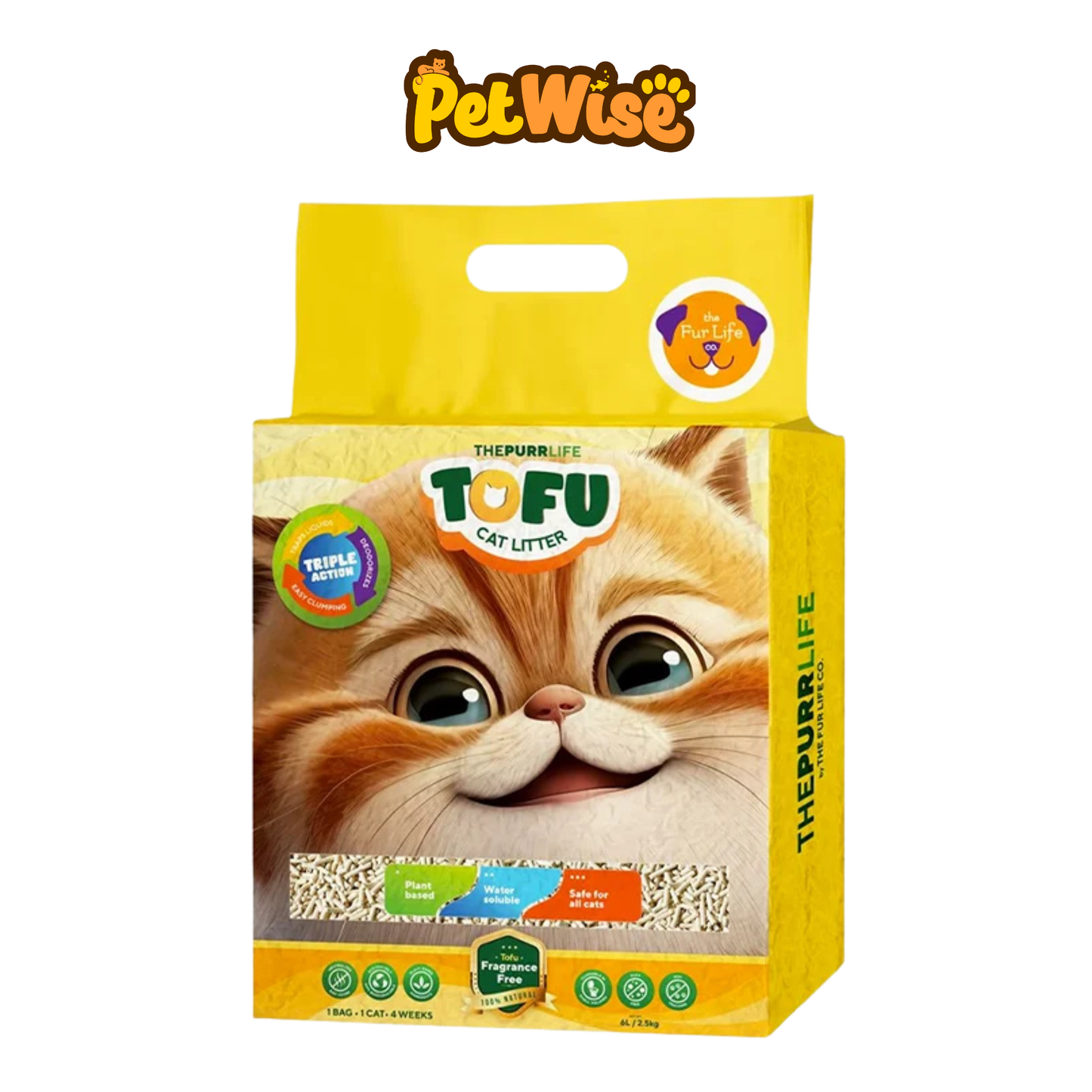 The Fur Life Fragrance Free Tofu