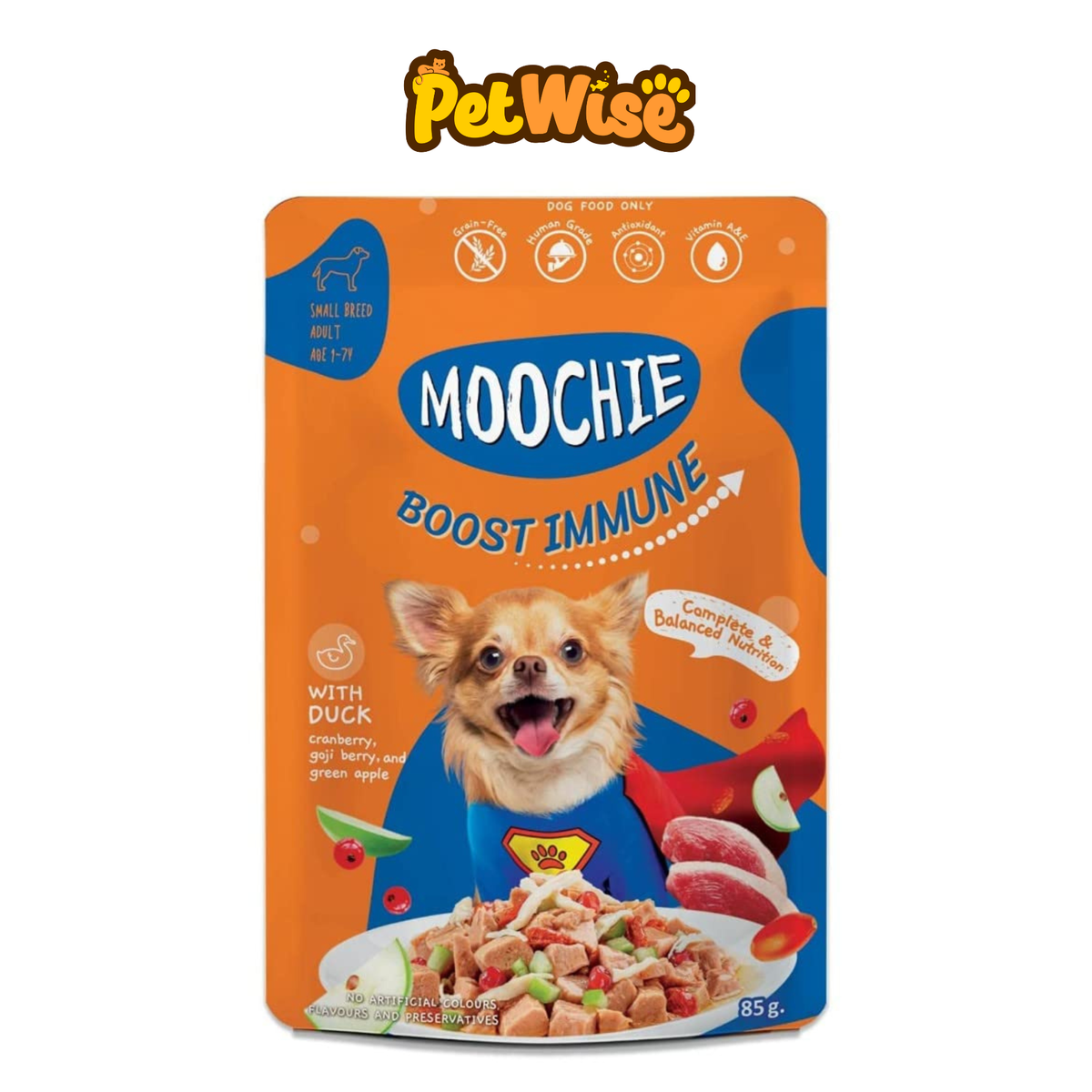 Moochie Dog Casserole with Duck Boost Immune Grain-Free 85g