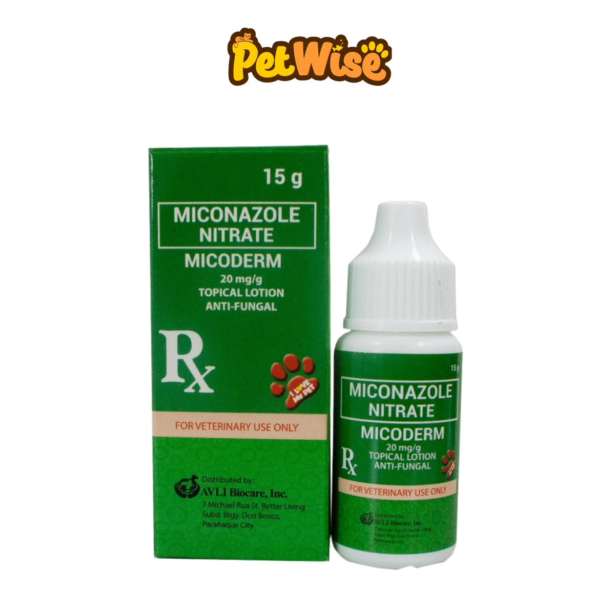 Micoderm Topical Antifungal Lotion 15g
