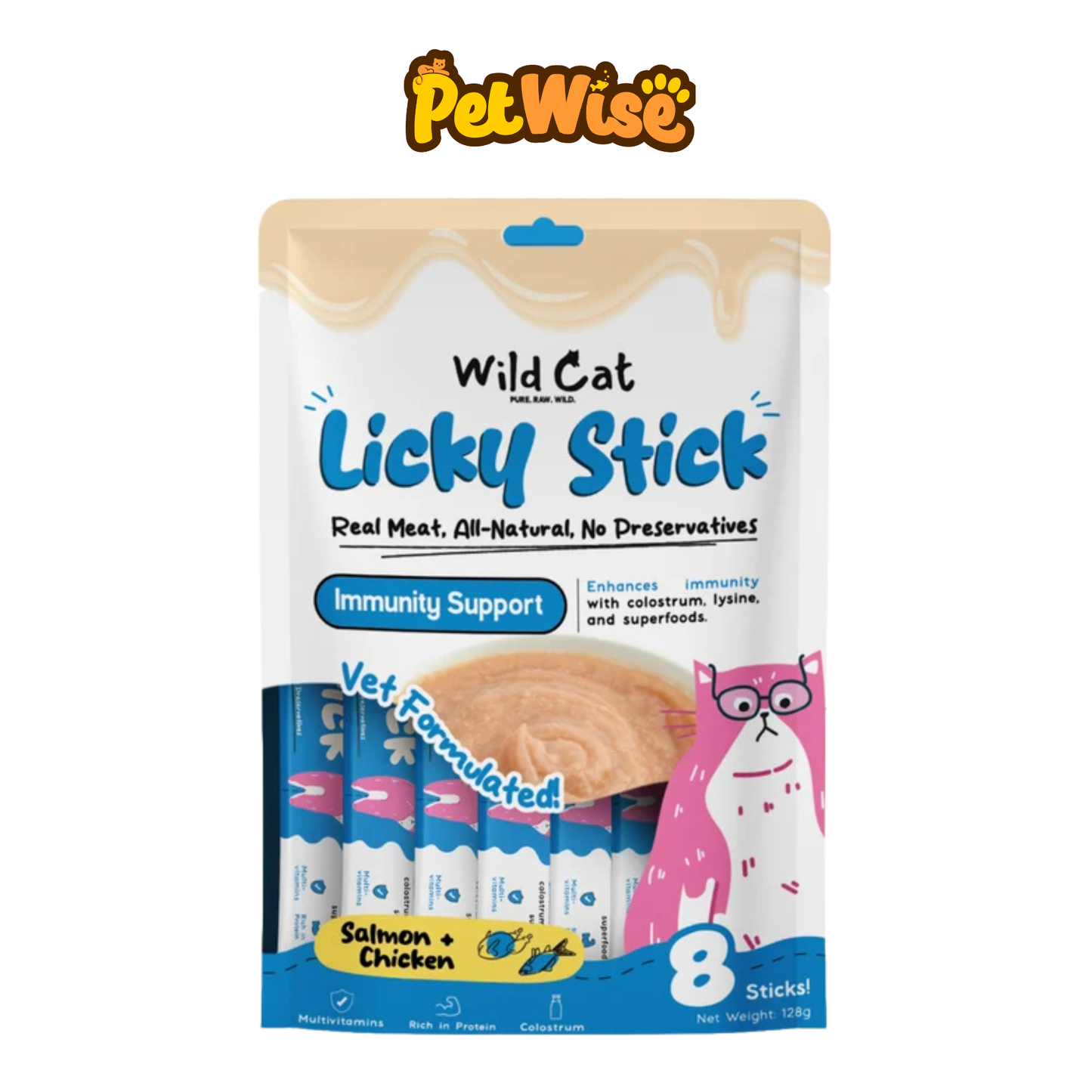 Wild Cat Licky Stick Pure Meat