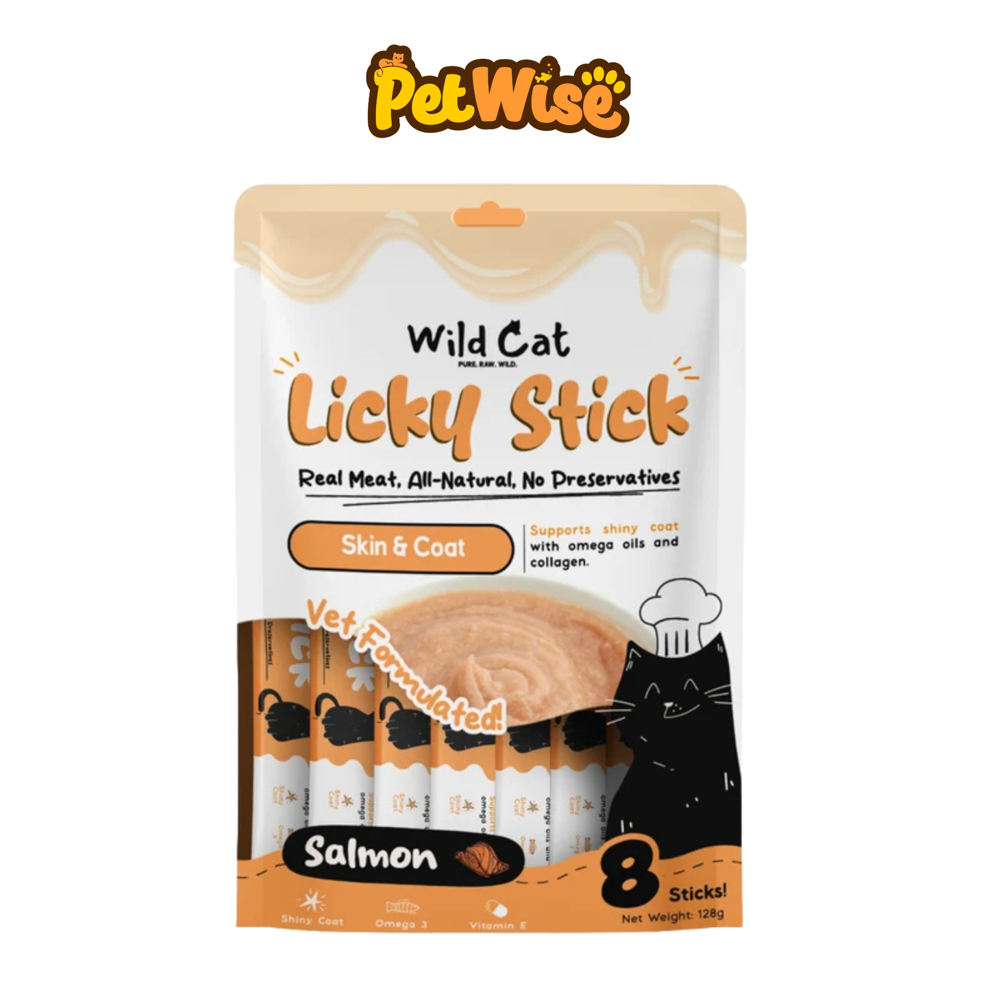 Wild Cat Licky Stick Pure Meat