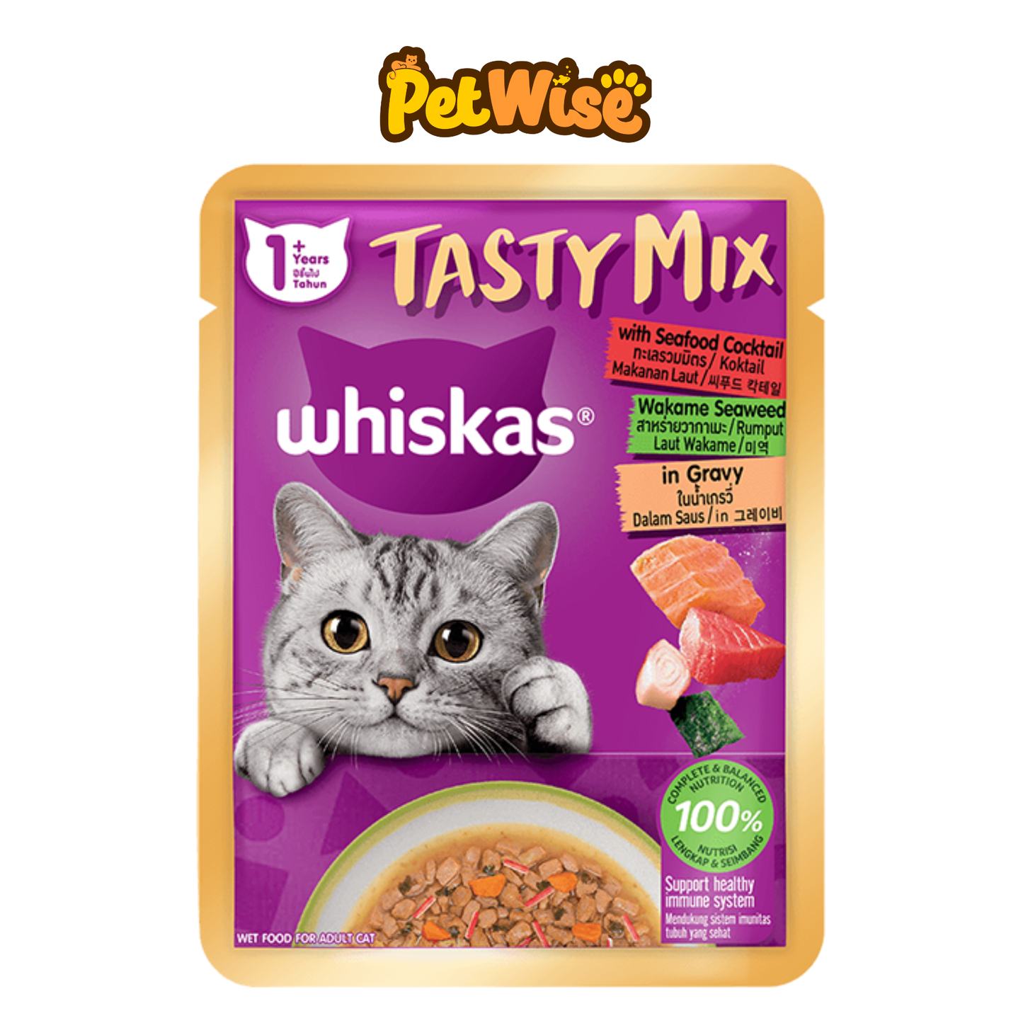 Whiskas Pouch Tasty Mix
