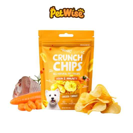 Waggy Bites Crunch Chips Fun Treats for Dog and Cats