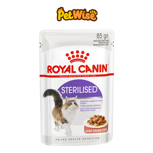 Royal Canin Sterilised Chunks In Gravy Cat Pouch