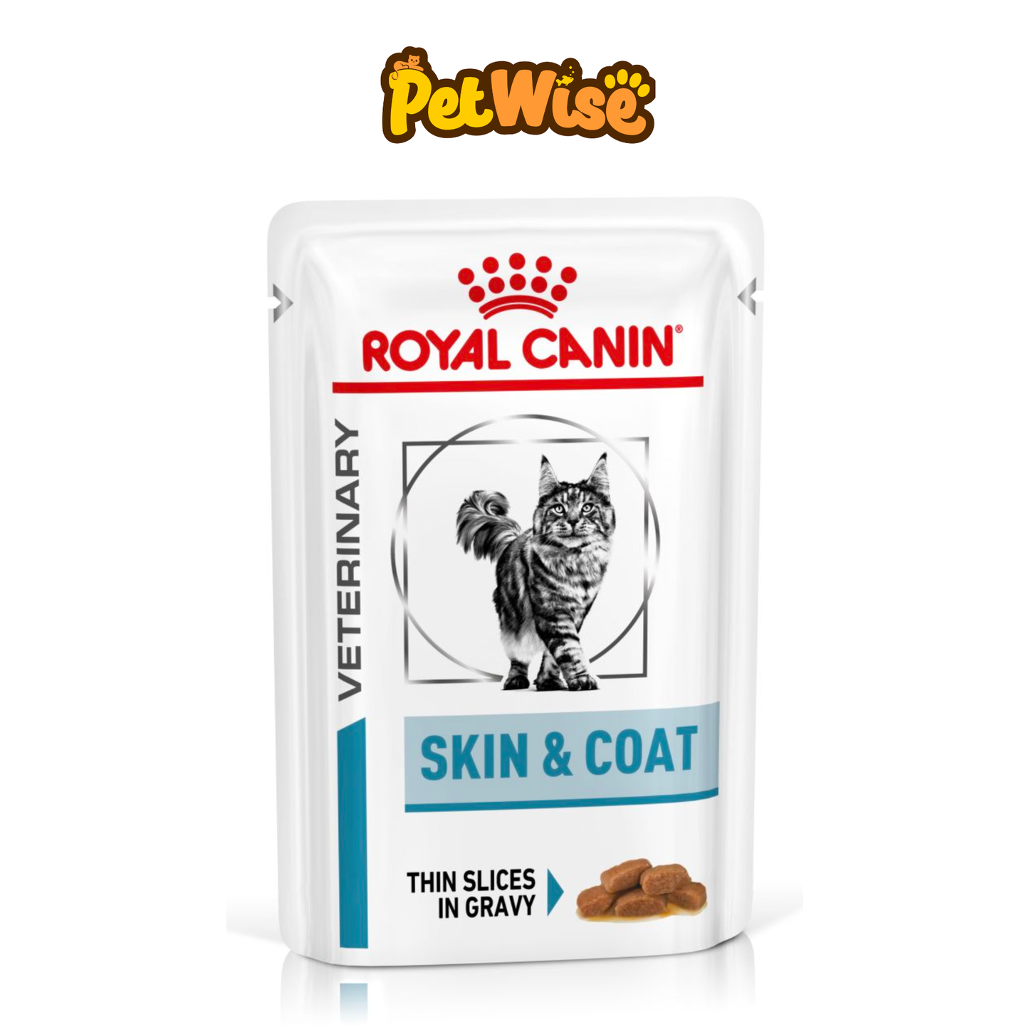 Royal Canin Skin & Coat Thin Slices In Gravy Wet food for cats