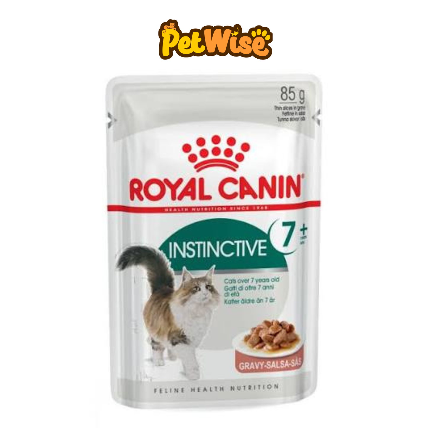 Royal Canin Instinctive+7 Cat Food Pouch