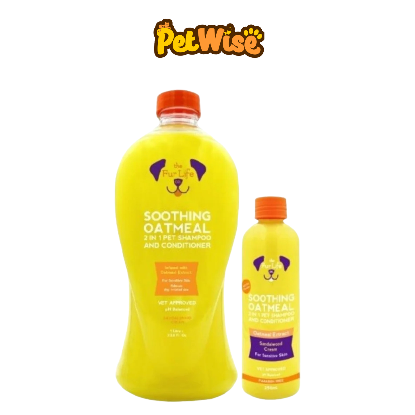 The Fur Life Soothing Oatmeal 2-In-1 Pet Shampoo and Conditioner