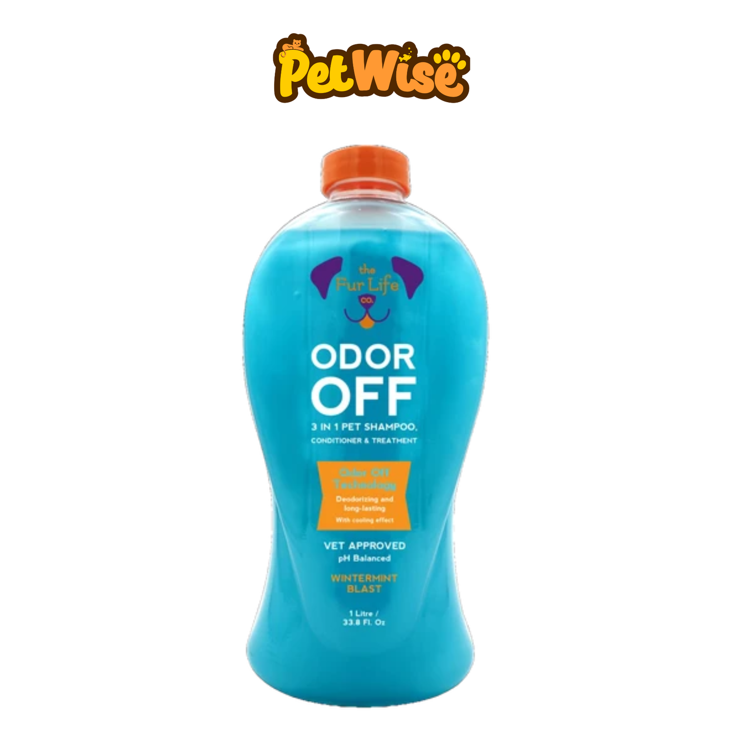 The Fur Life Odor Off 3-In-1 Pet Shampoo, Conditioner and Treatment