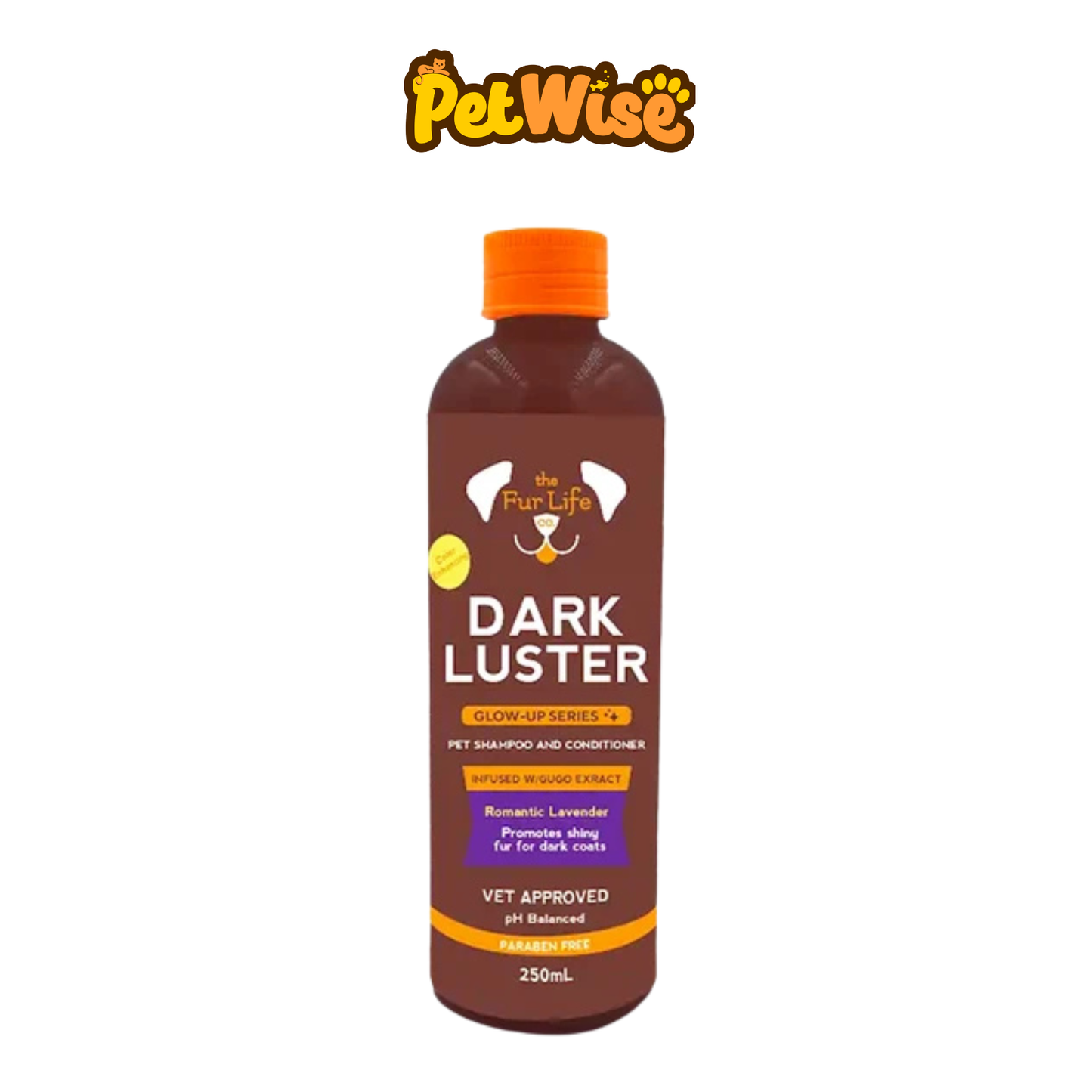 The Fur Life Dark Luster 2-In-1 Pet Shampoo and Conditioner