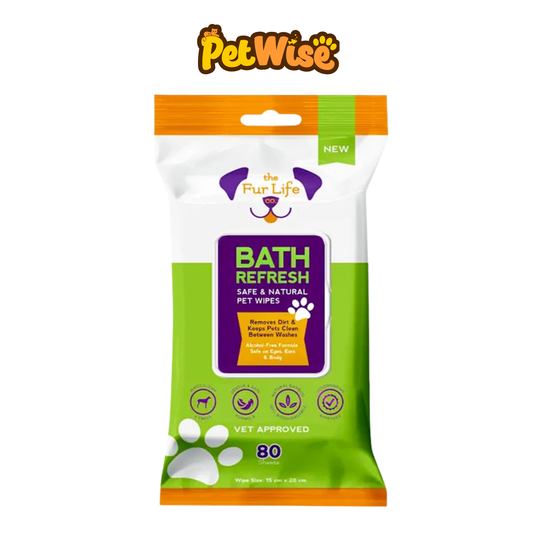 The Fur Life Bath Fresh Pet Wipes 80S
