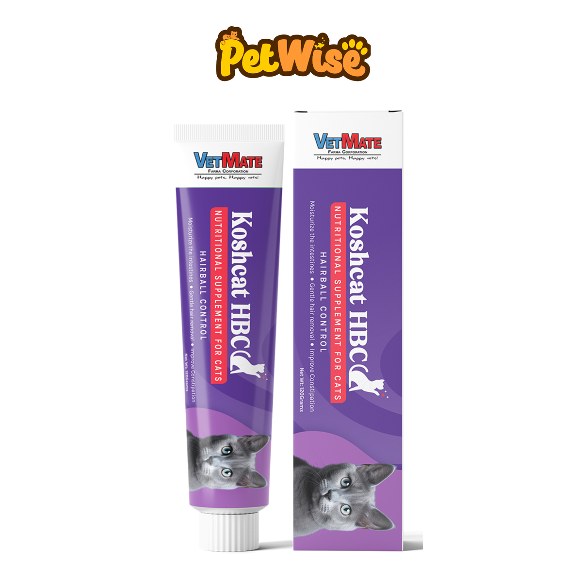 Vetmate Koshcat Hairball Control Supplement for Cats