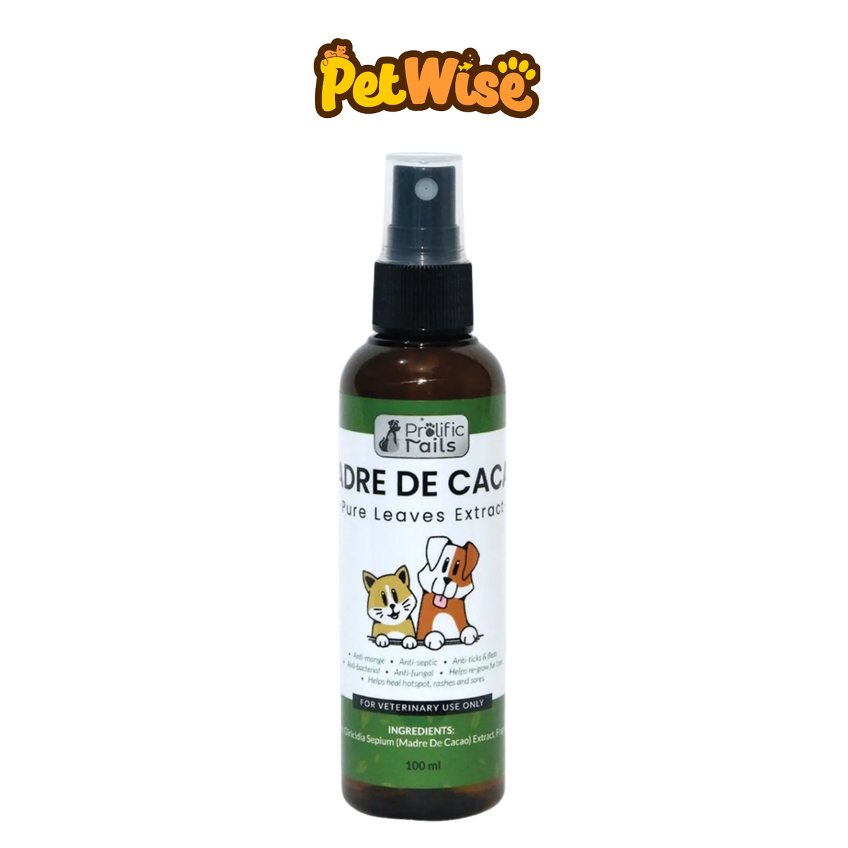 Prolific Tails Madre De Cacao Pure Leaves Extract Spray