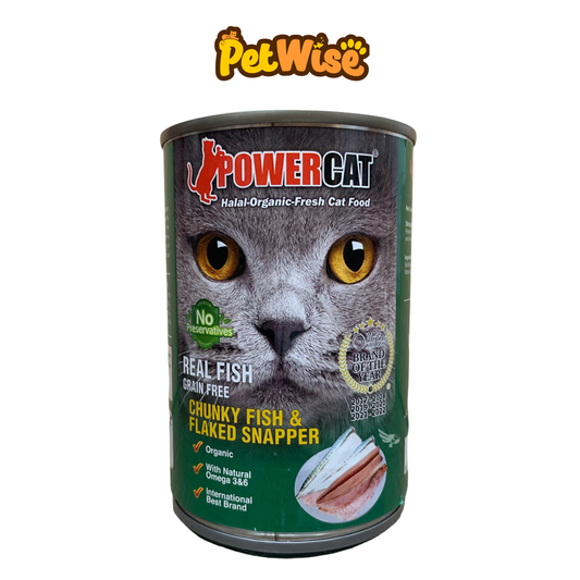 Powercat Chunky Flaked Snapper in Can