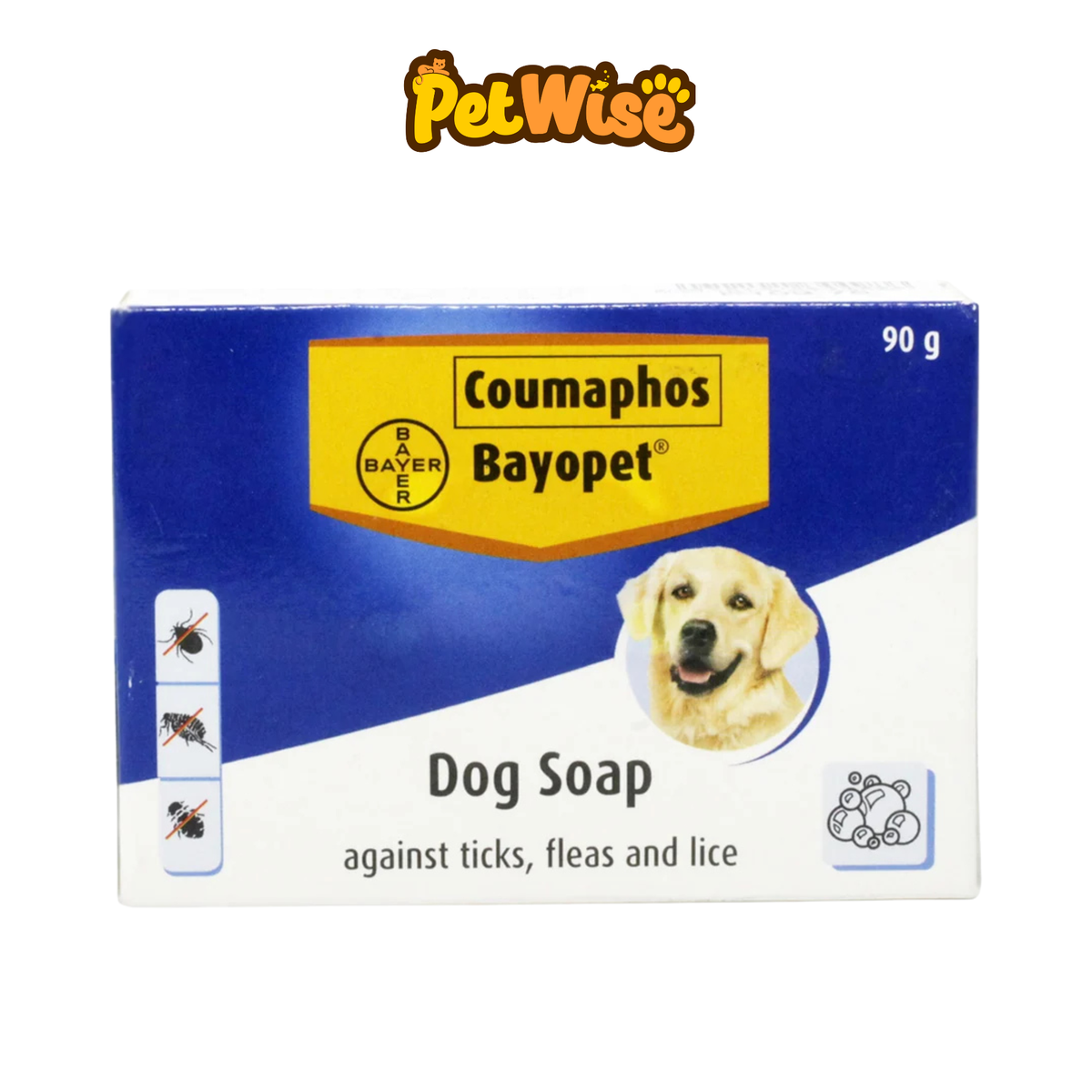 Bayopet Dog Soap Anti-Tick, Flea & Lice 90g