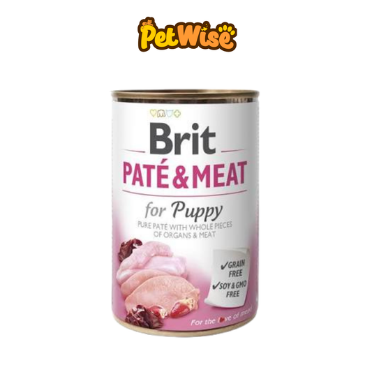 Brit Pate & Meat Chicken & Turkey Puppy 400g