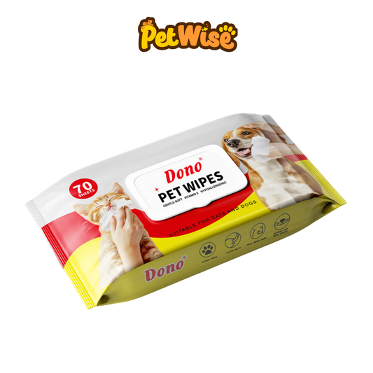 Dono Pet Wipes 70 Sheets