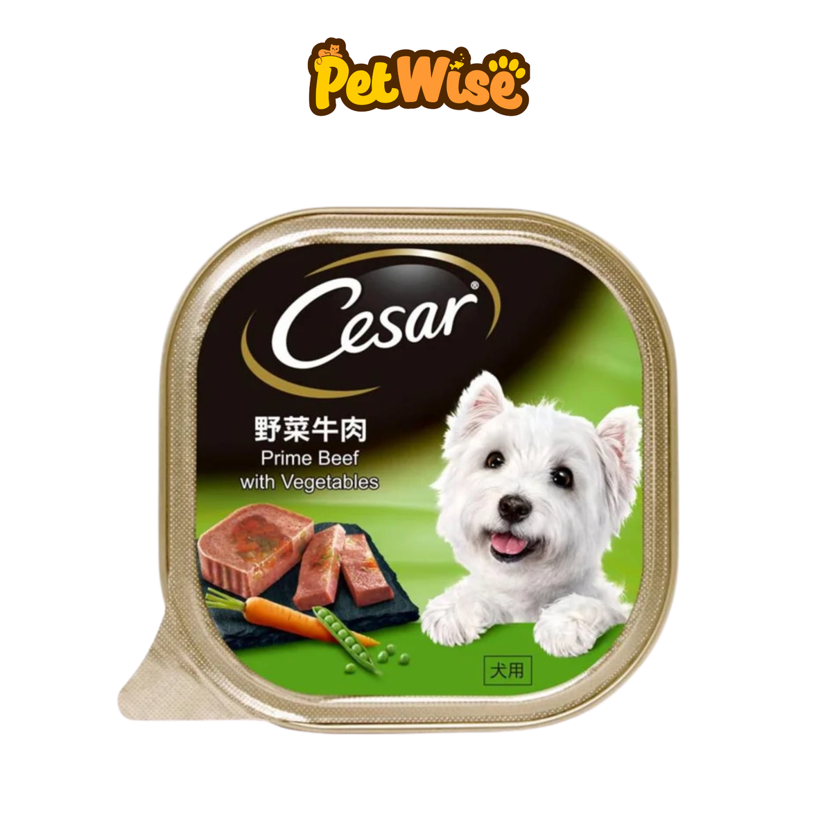 Cesar Prime Beef with Vegetables 100g