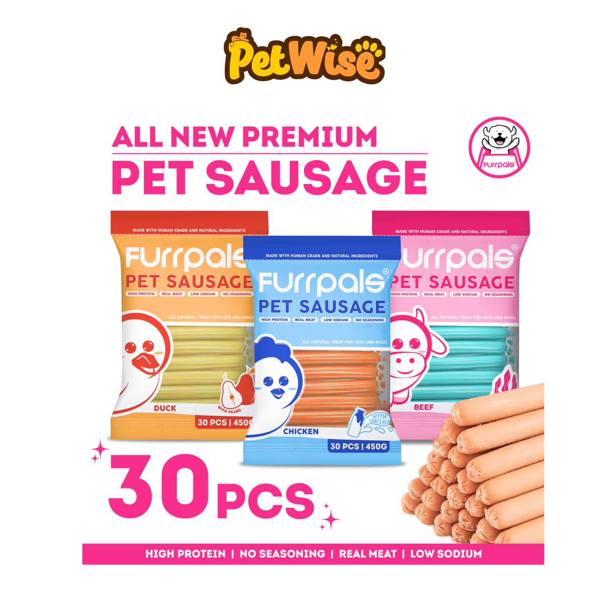 FURRPALS Pet Sausage