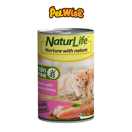 Naturlife Kitten Chicken with Salmon in Gravy