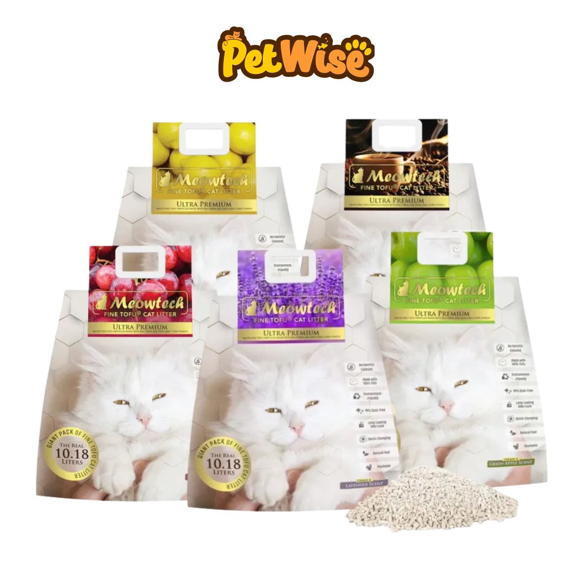 Meowtech Tofu Cat Litter 10.18L