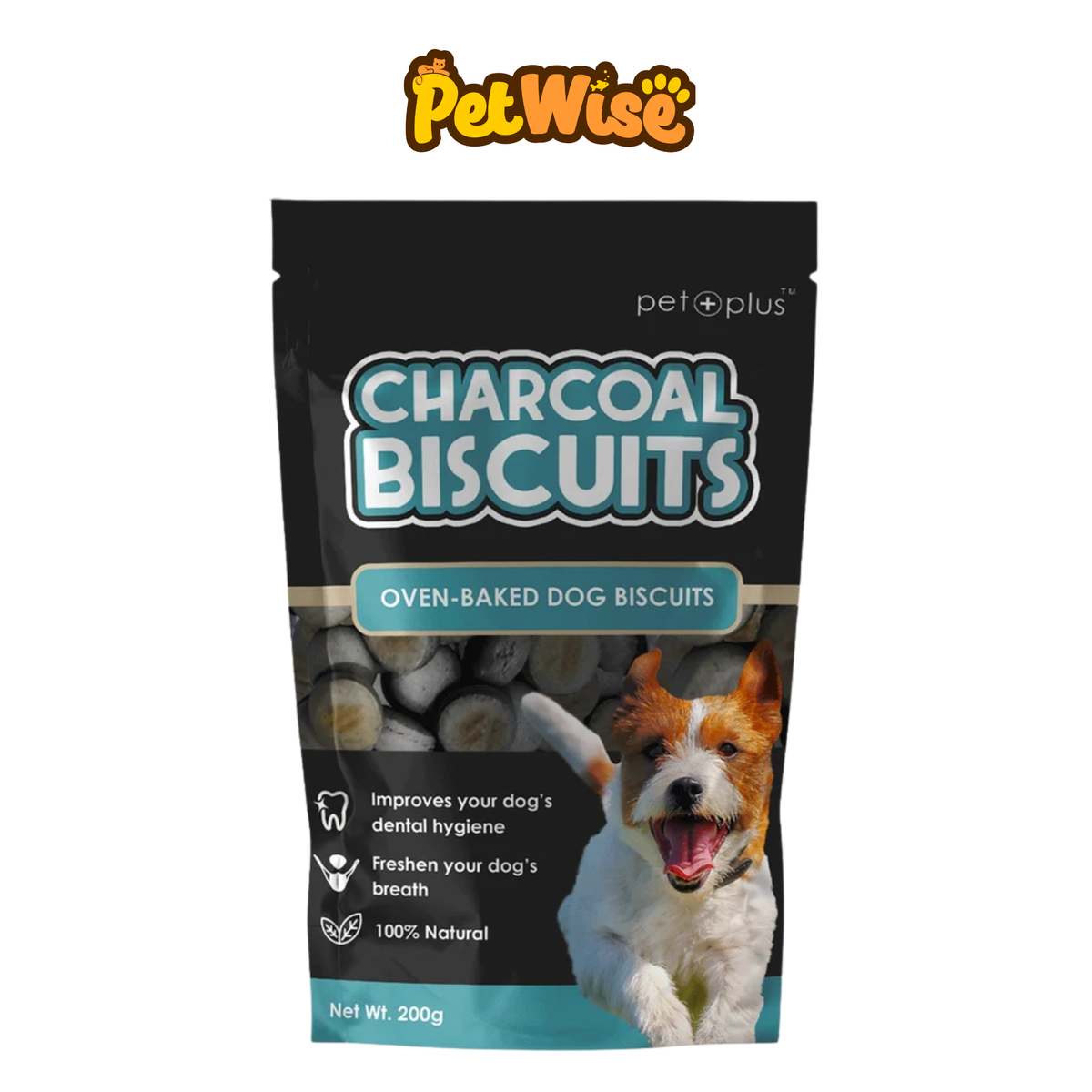 Pet Plus Charcoal Biscuits 200g